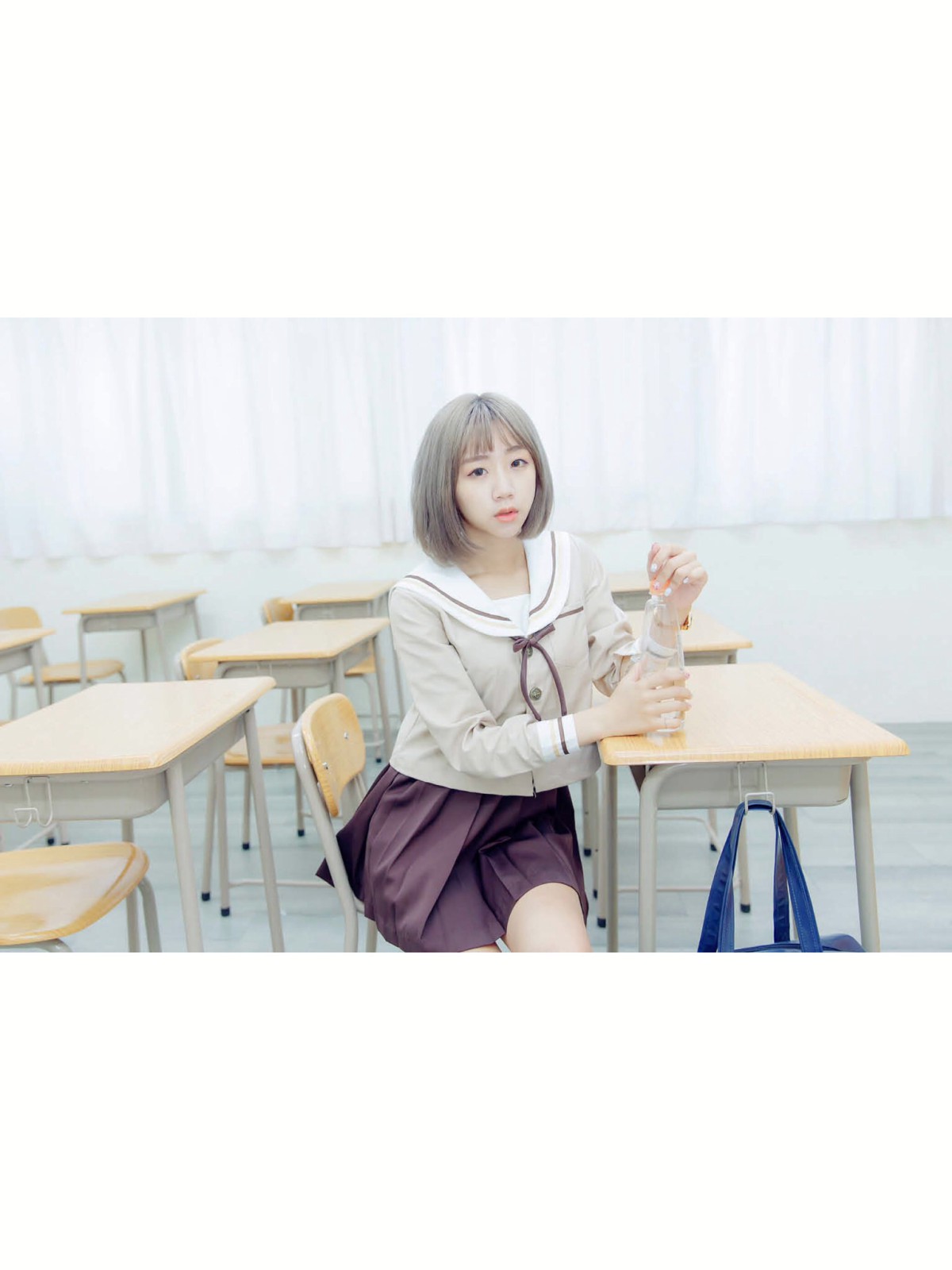 图片[1]-[JUICY]多汁女孩阮靖貽 水手服挑逗可爱单纯学生 – COSPLAY-御萝部落