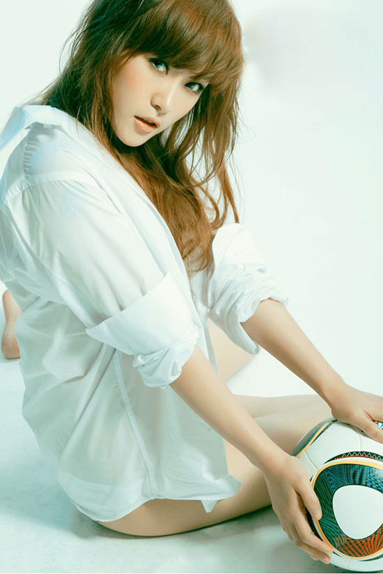 足球宝贝迷人私房诱惑写真1