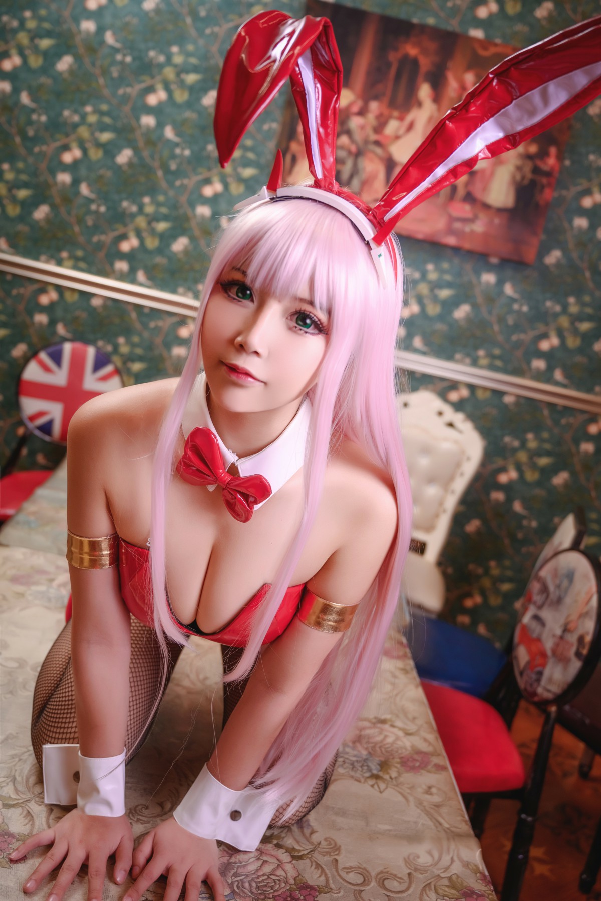 图片[3]-[Cosplay]抱走莫子 – 02 网袜兔女郎 – COSPLAY-御萝部落