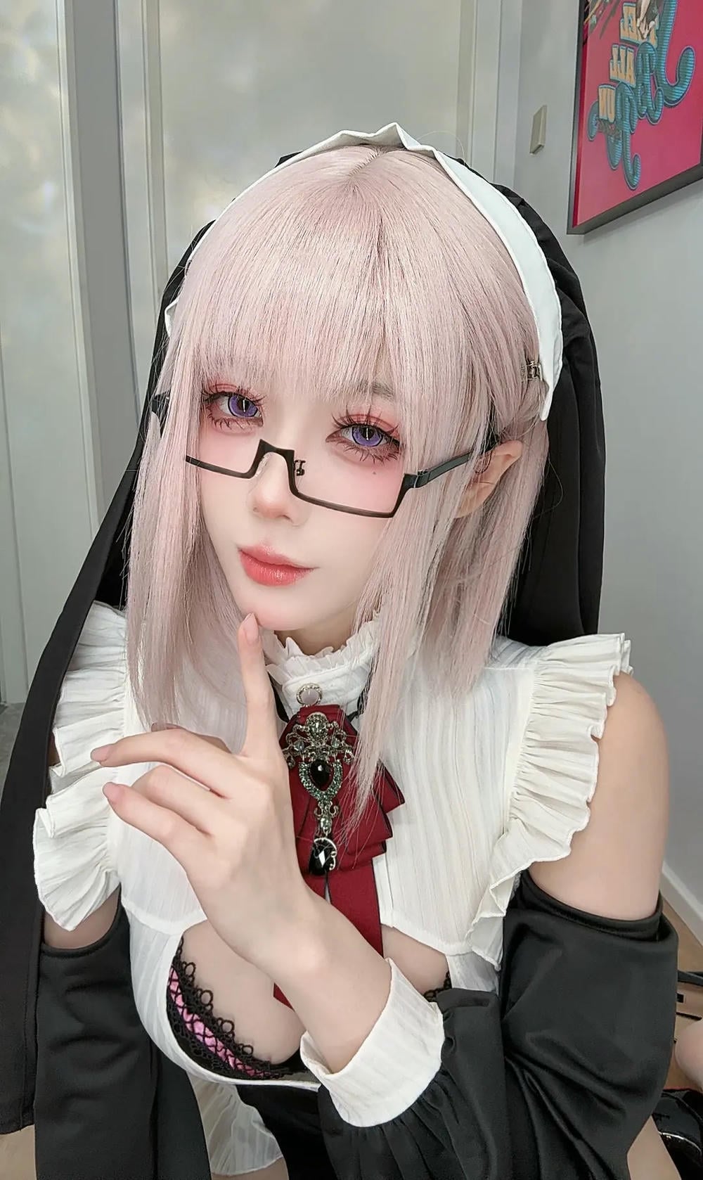 图片[15]-九言 – 修女2 【23P】 – COSPLAY-御萝部落