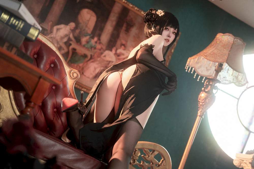 图片[10]-Natsuko夏夏子 – 碧藍航線鎮海旗袍【76P】 – COSPLAY-御萝部落