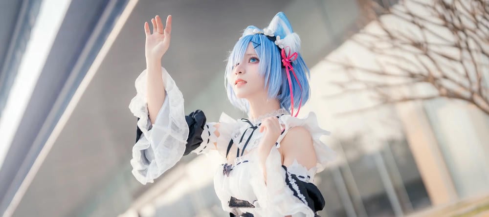 图片[7]-花柒hana 螢火蟲動漫嘉年華 貓貓蕾姆【107P】 – COSPLAY-御萝部落