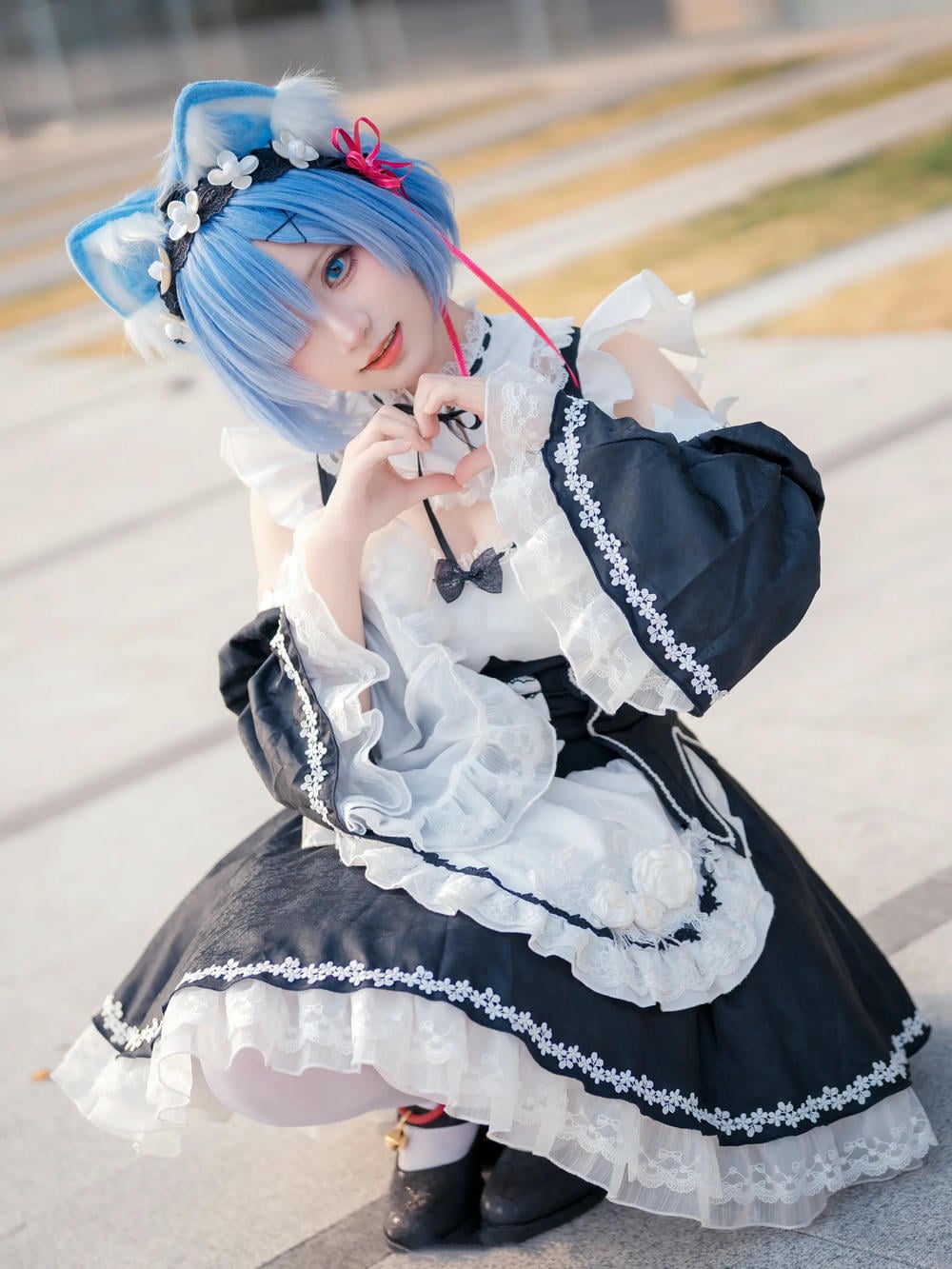 图片[8]-花柒hana 螢火蟲動漫嘉年華 貓貓蕾姆【107P】 – COSPLAY-御萝部落