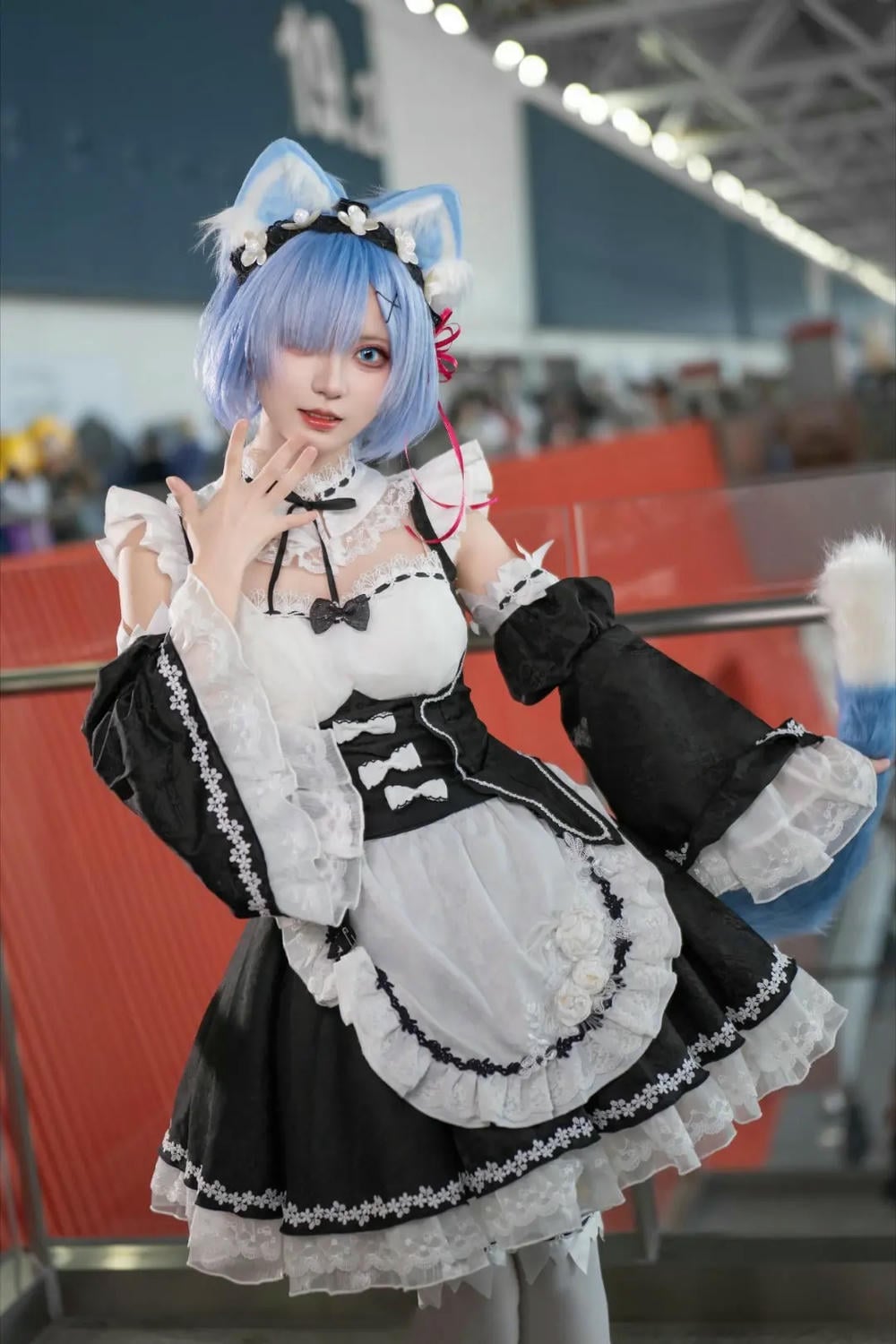 图片[42]-花柒hana 螢火蟲動漫嘉年華 貓貓蕾姆【107P】 – COSPLAY-御萝部落