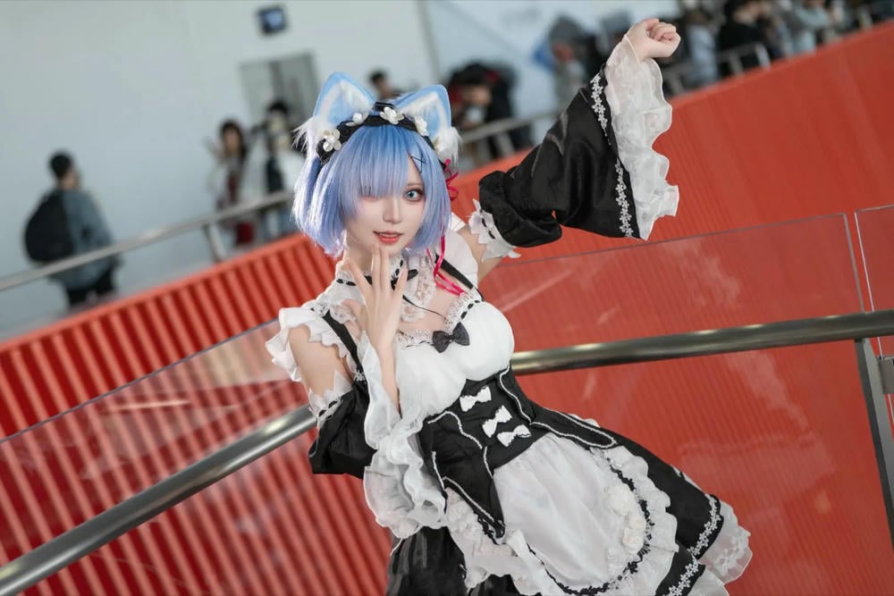 图片[48]-花柒hana 螢火蟲動漫嘉年華 貓貓蕾姆【107P】 – COSPLAY-御萝部落