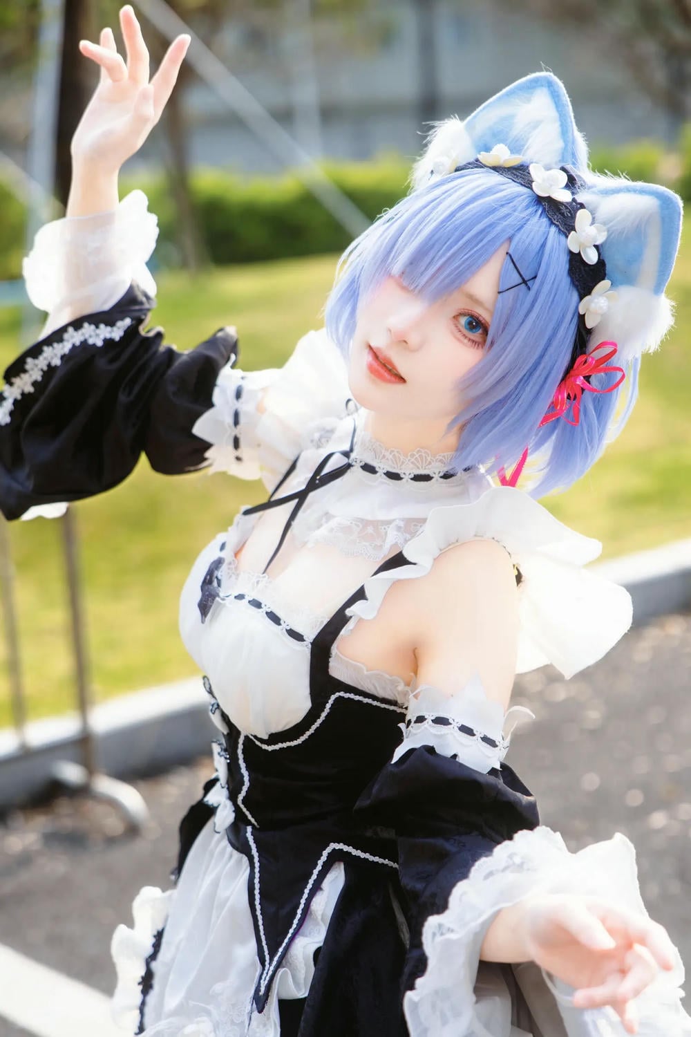 图片[58]-花柒hana 螢火蟲動漫嘉年華 貓貓蕾姆【107P】 – COSPLAY-御萝部落