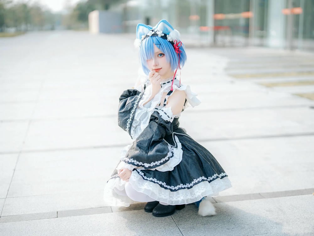 图片[97]-花柒hana 螢火蟲動漫嘉年華 貓貓蕾姆【107P】 – COSPLAY-御萝部落