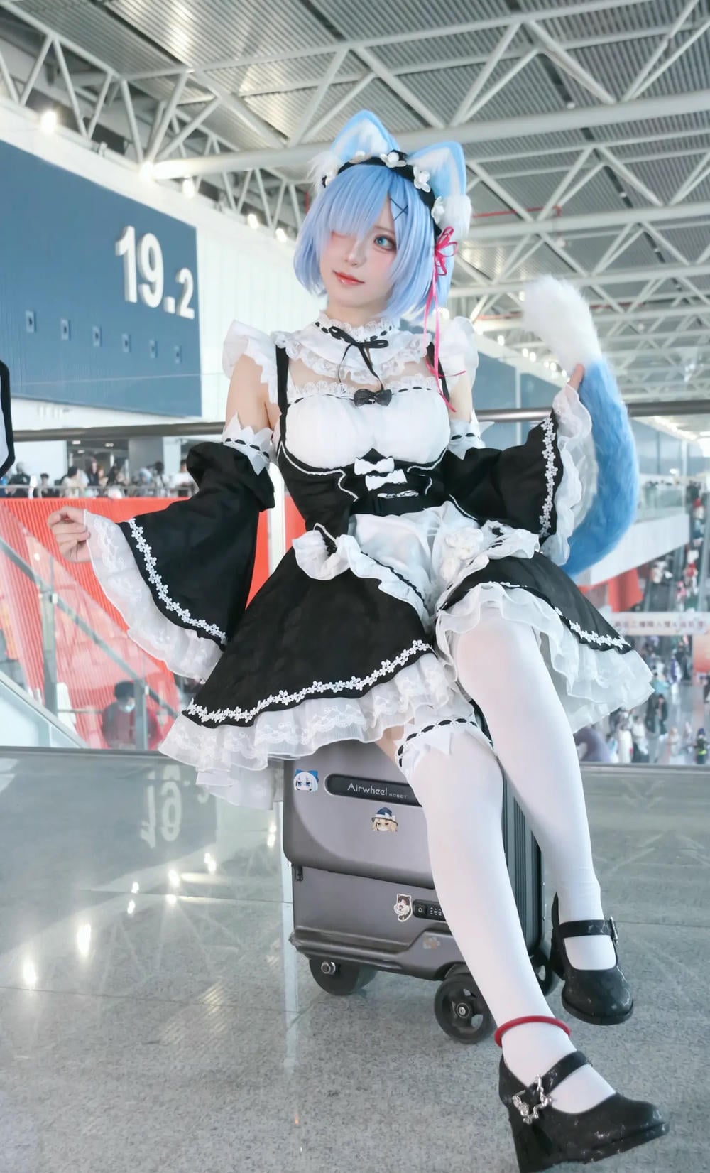 图片[105]-花柒hana 螢火蟲動漫嘉年華 貓貓蕾姆【107P】 – COSPLAY-御萝部落