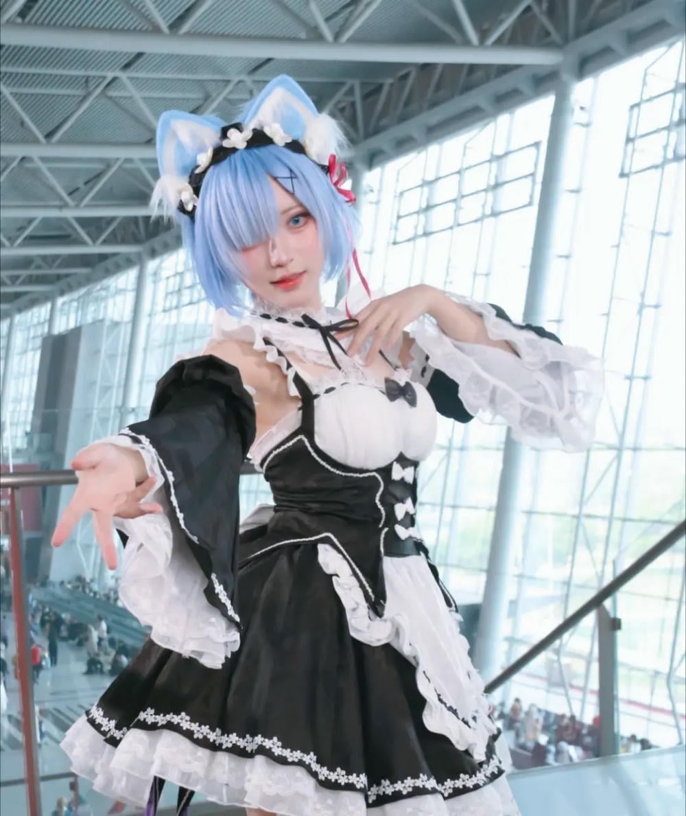 图片[107]-花柒hana 螢火蟲動漫嘉年華 貓貓蕾姆【107P】 – COSPLAY-御萝部落