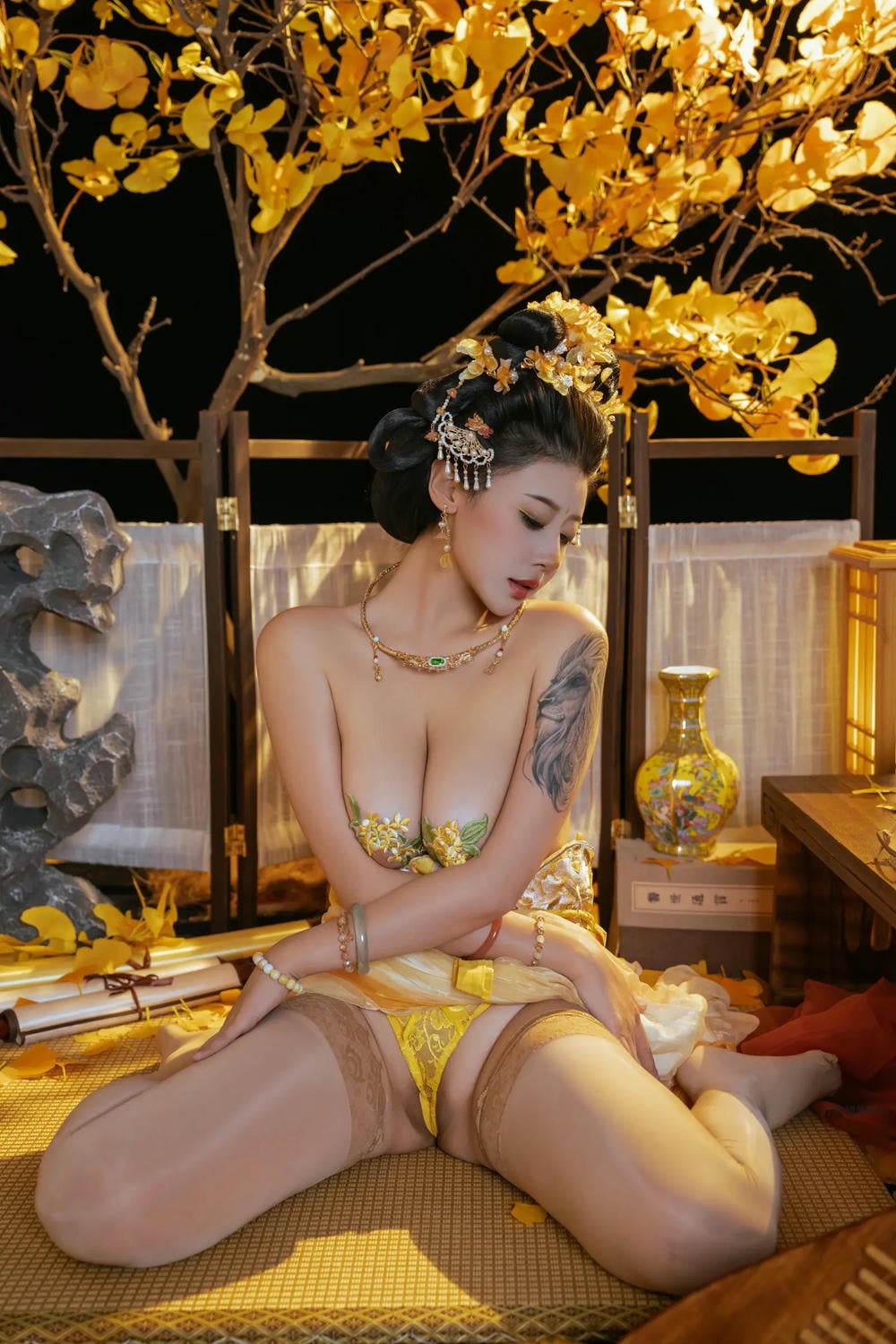 图片[53]-奈汐醬nice 金箋寄月【90P】 – COSPLAY-御萝部落