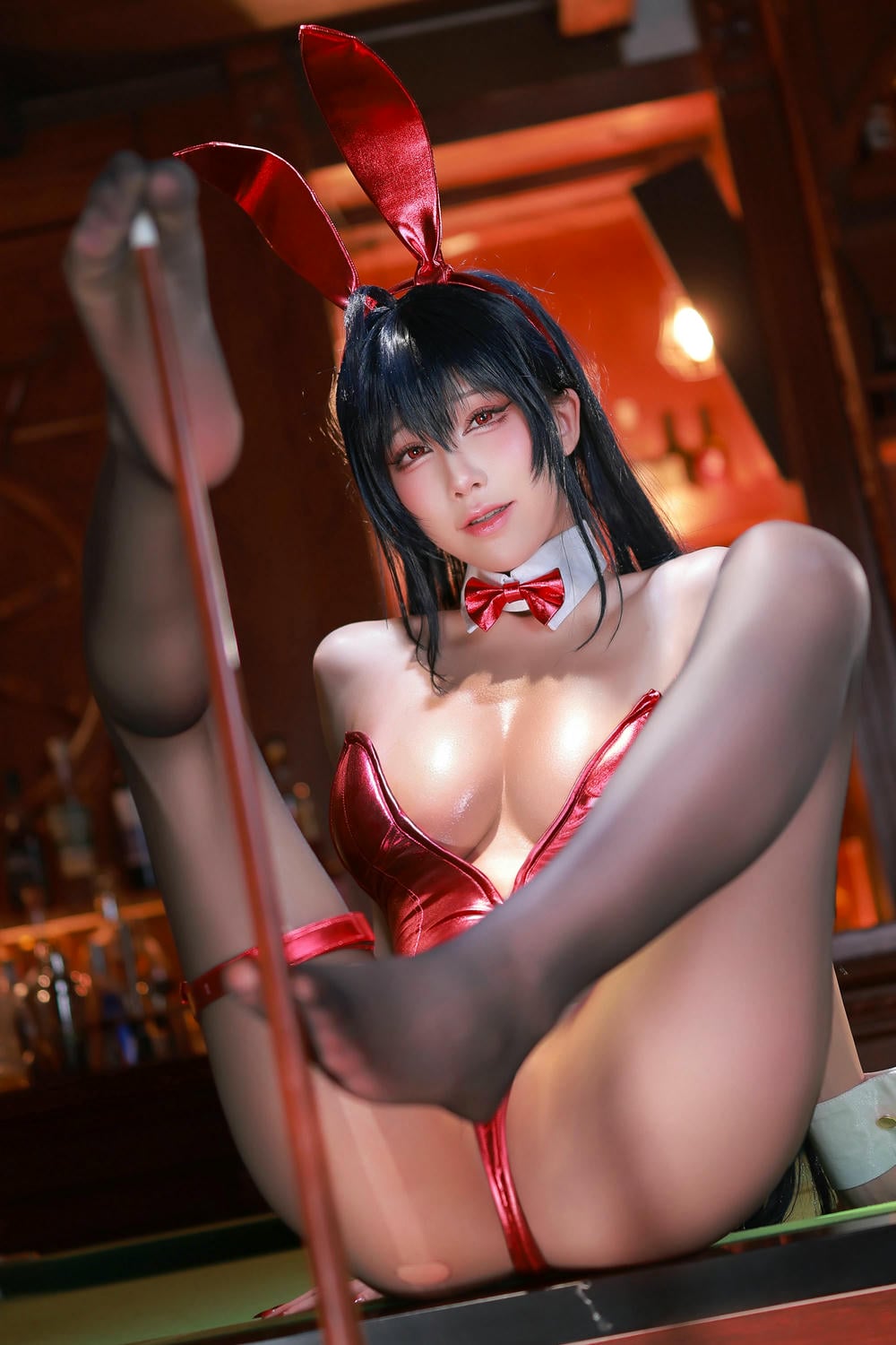 图片[22]-水淼 Aqua – Azurlane Taihou Bunny アズールレーン 大鳳 バニー❥ 新作DL コスプレ【59P】 – COSPLAY-御萝部落