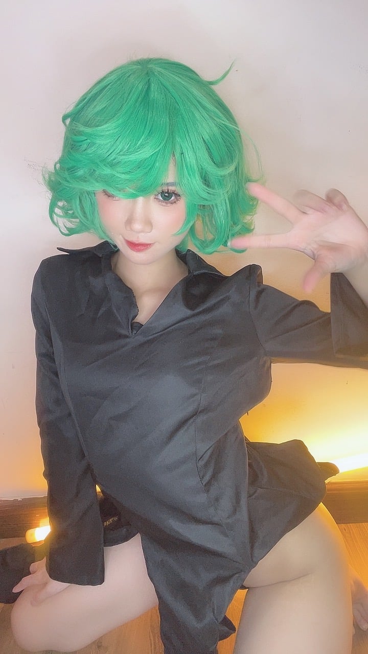 图片[88]-PoppaChan cosplay Tatsumaki – One-Punch Man【128P】 – COSPLAY-御萝部落