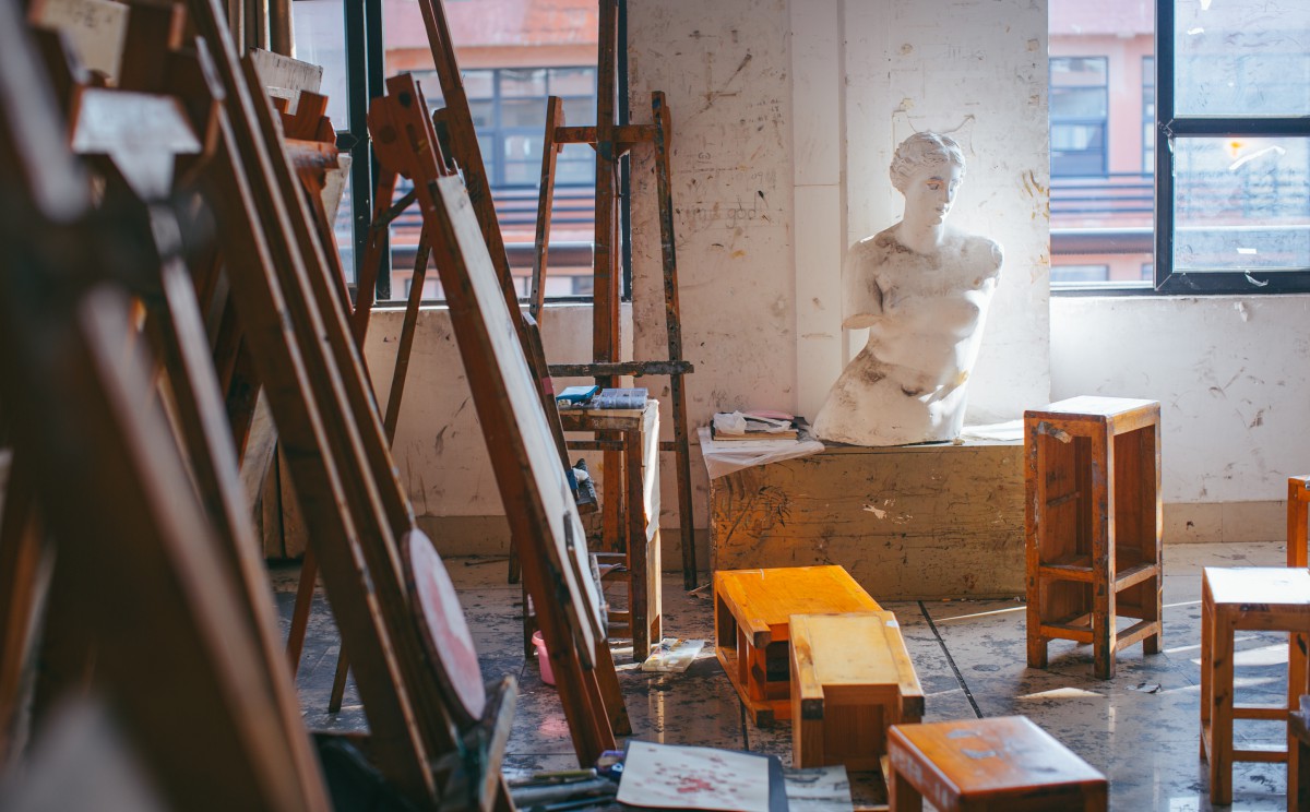 萝莉风COS 桜桃喵 – 画室少女 - COSPLAY-御萝部落