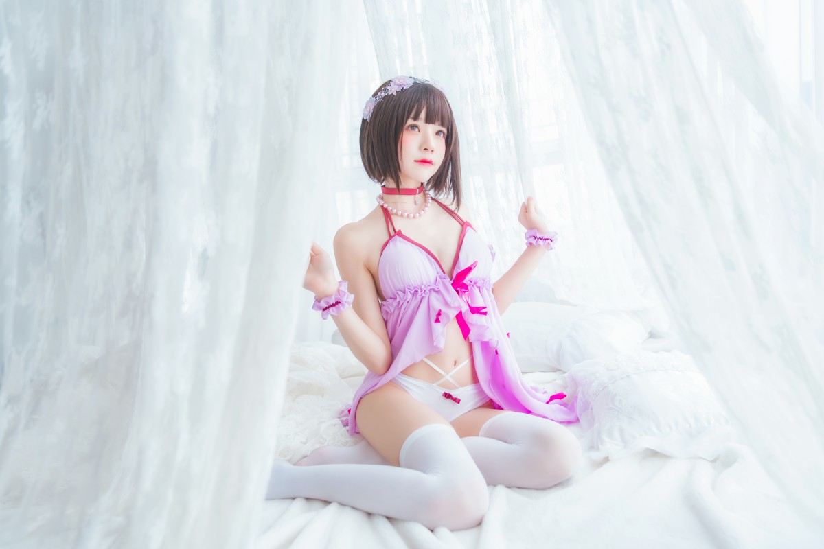 图片[9]-萝莉风COS 桜桃喵 – 加藤惠系列之小睡裙 – COSPLAY-薇薇部落