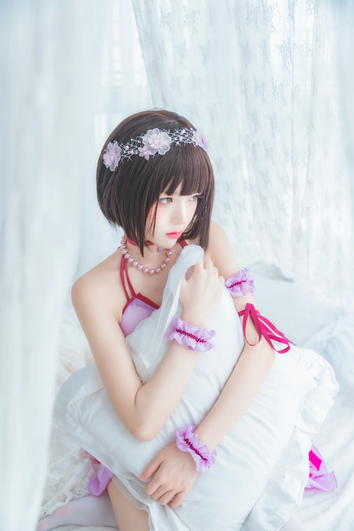 图片[11]-萝莉风COS 桜桃喵 – 加藤惠系列之小睡裙 – COSPLAY-薇薇部落