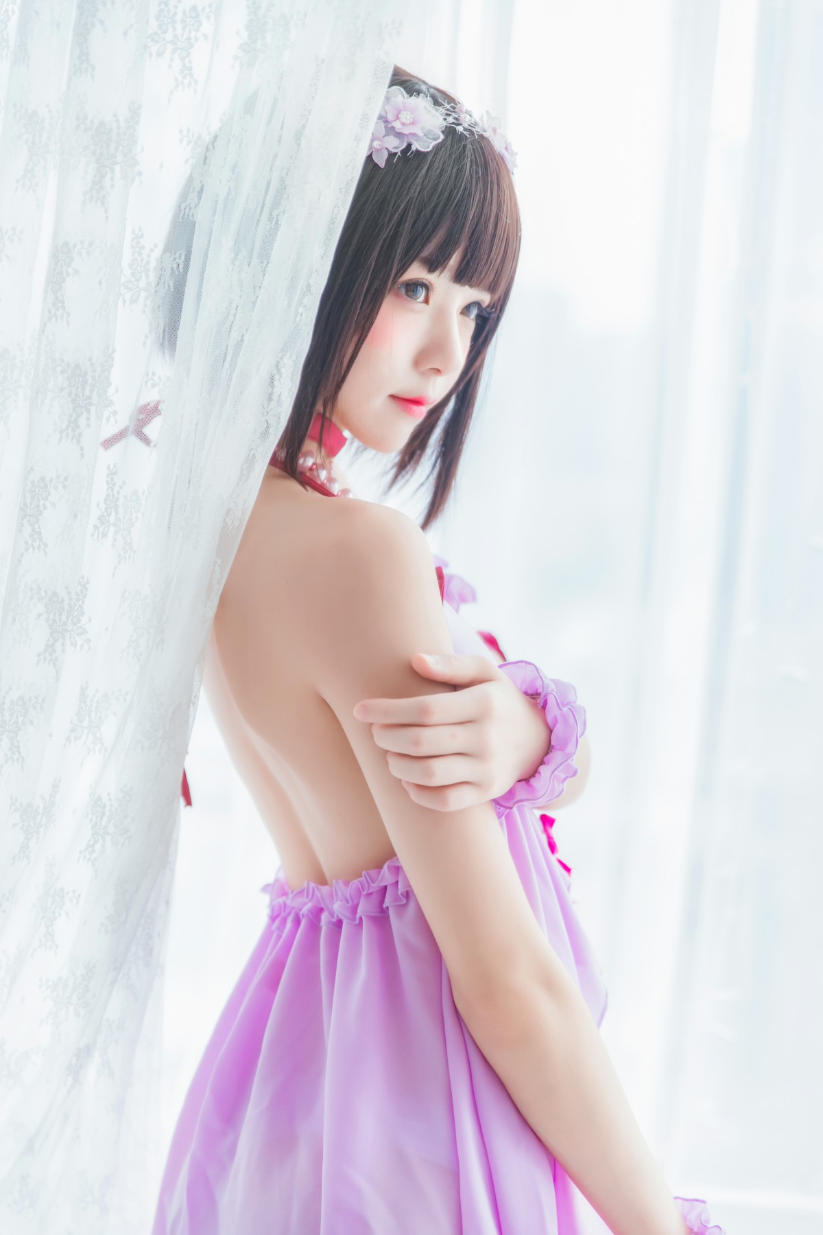 图片[17]-萝莉风COS 桜桃喵 – 加藤惠系列之小睡裙 – COSPLAY-薇薇部落