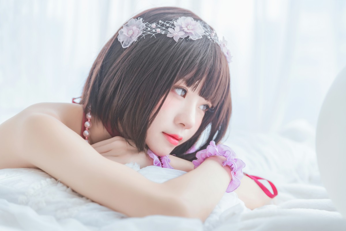 图片[29]-萝莉风COS 桜桃喵 – 加藤惠系列之小睡裙 – COSPLAY-薇薇部落