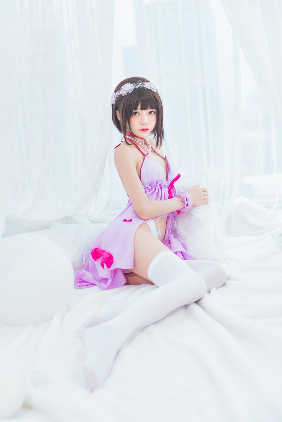 图片[36]-萝莉风COS 桜桃喵 – 加藤惠系列之小睡裙 – COSPLAY-薇薇部落