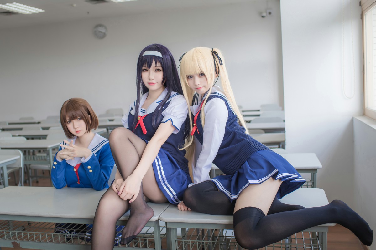 图片[4]-白金Saki写真 – 校服 – COSPLAY-御萝部落