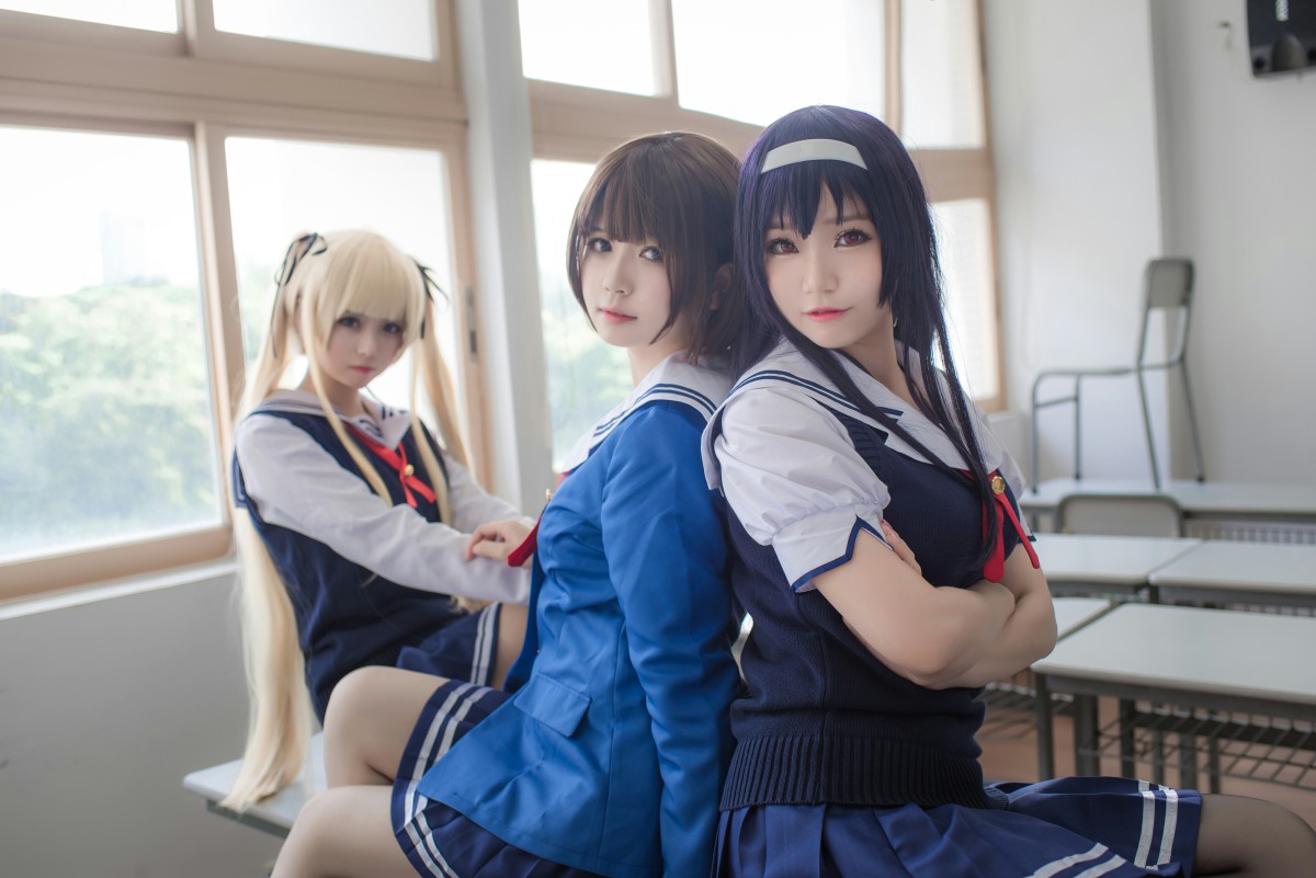 图片[5]-白金Saki写真 – 校服 – COSPLAY-御萝部落