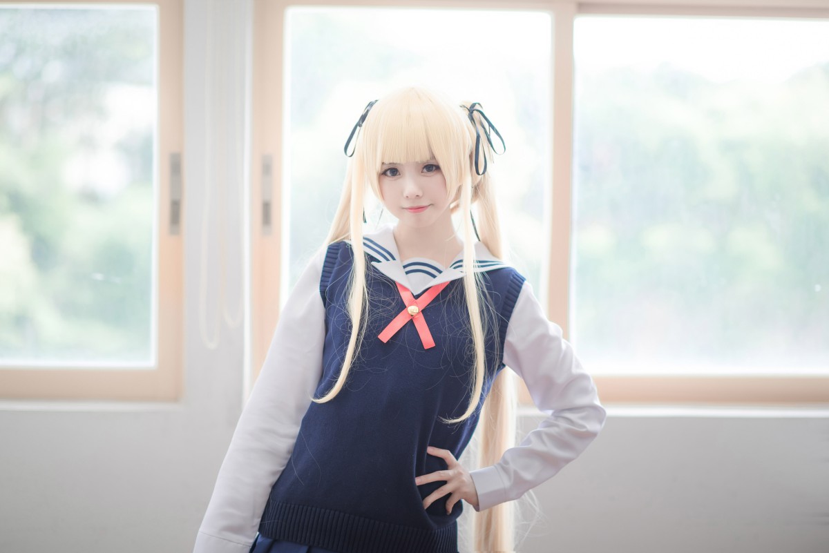 图片[10]-白金Saki写真 – 校服 – COSPLAY-御萝部落