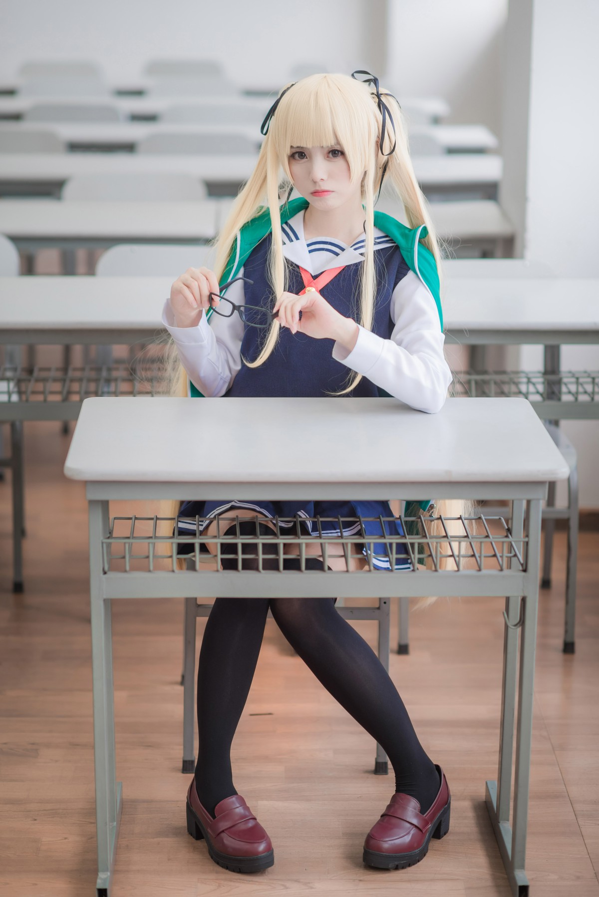 图片[13]-白金Saki写真 – 校服 – COSPLAY-御萝部落