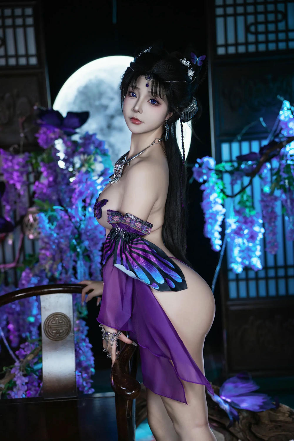 图片[66]-yuuhui玉彙 – 幻蝶【128P】 – COSPLAY-薇薇部落