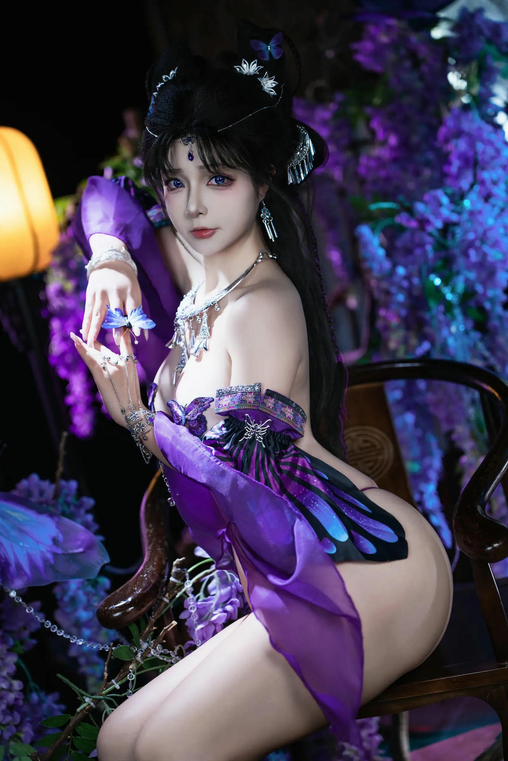 图片[113]-yuuhui玉彙 – 幻蝶【128P】 – COSPLAY-薇薇部落