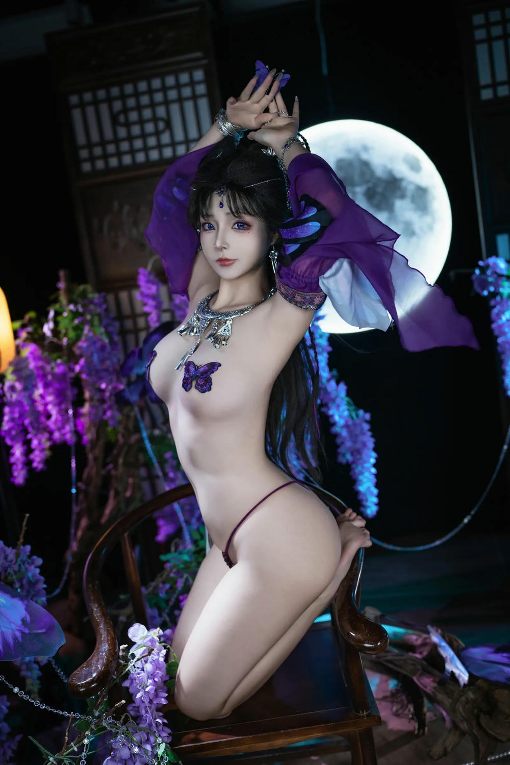 图片[118]-yuuhui玉彙 – 幻蝶【128P】 – COSPLAY-薇薇部落