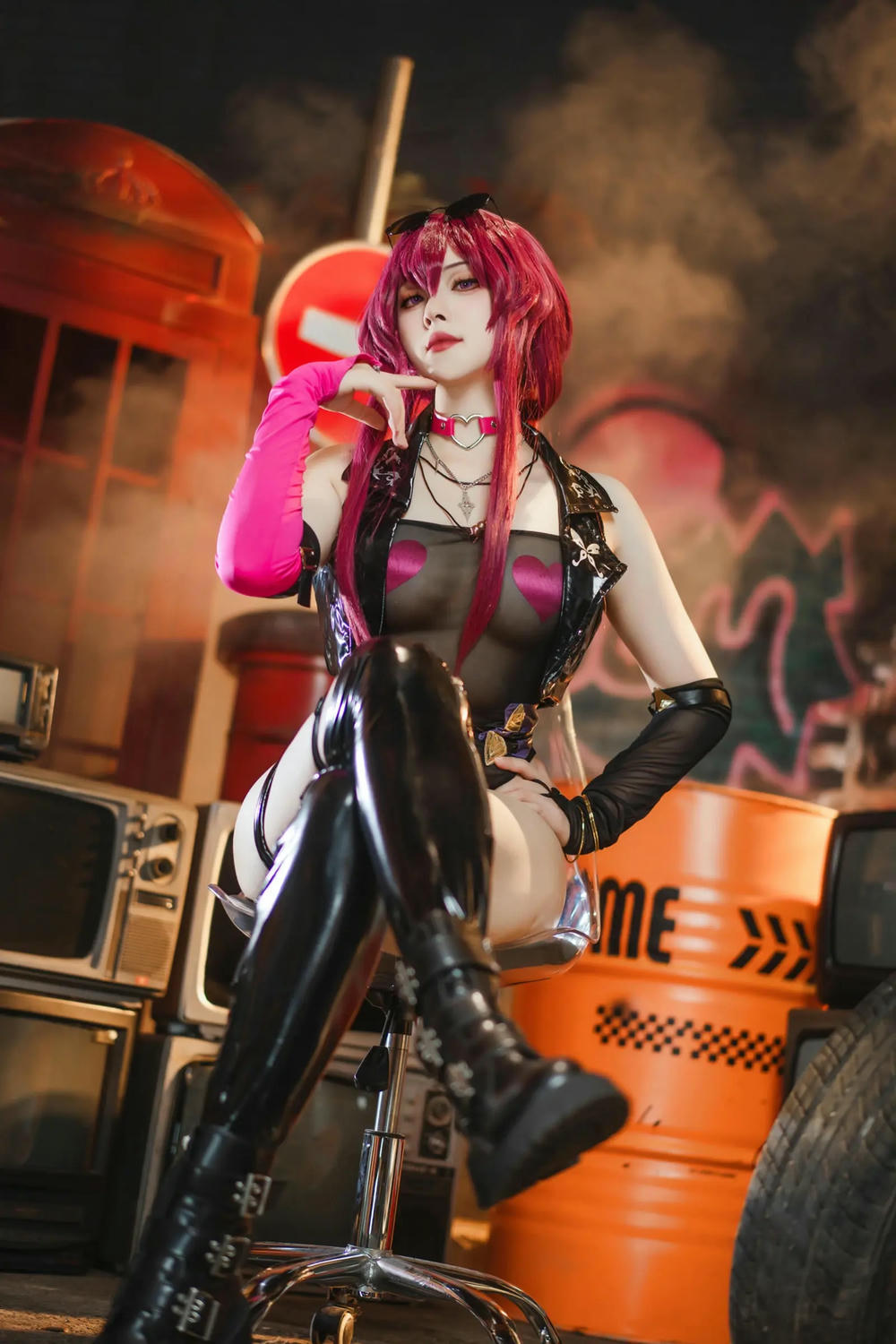 图片[3]-Natsuko夏夏子 崩壞·星穹鐵道 卡芙卡 朋克同人【60P】 – COSPLAY-薇薇部落