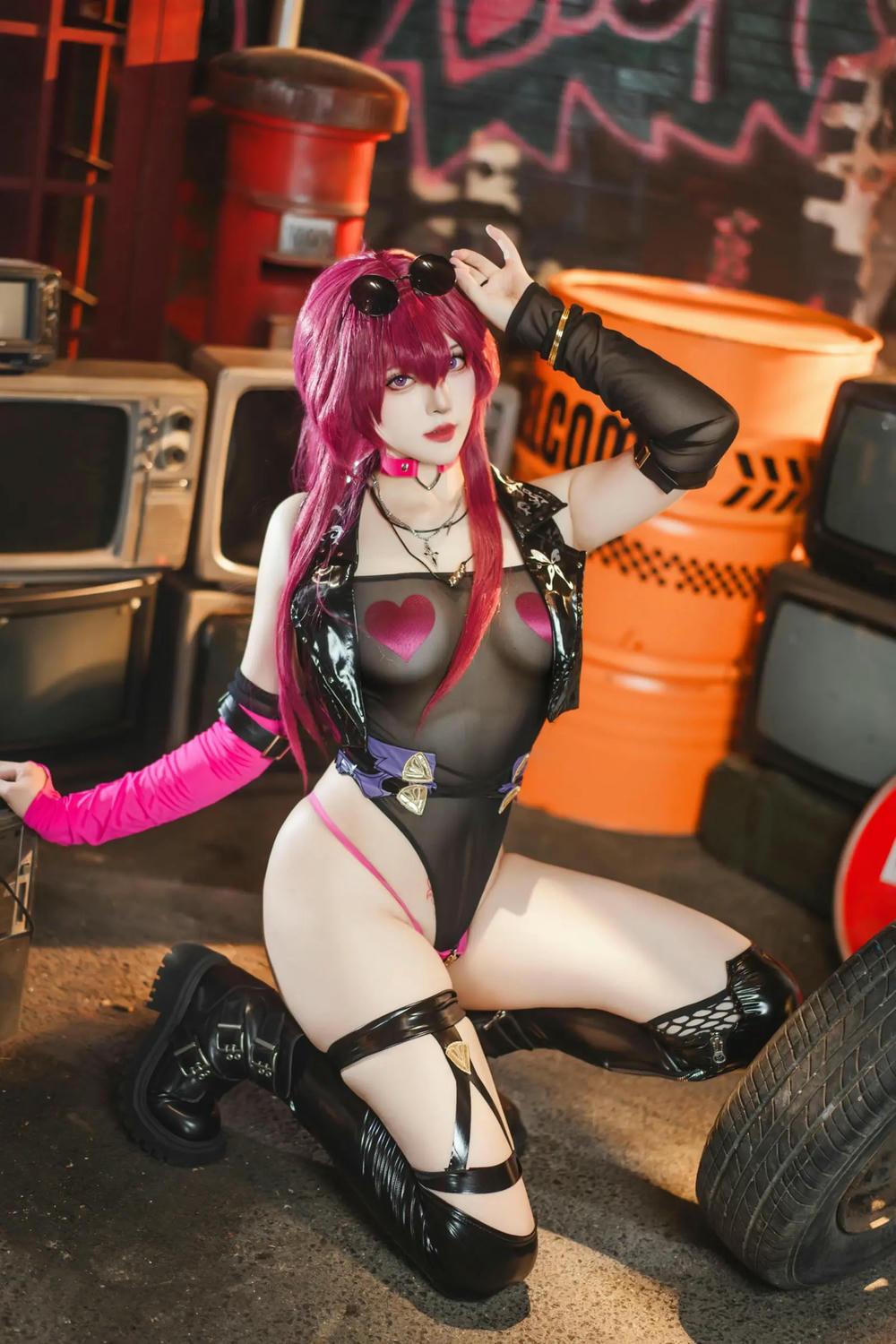 图片[12]-Natsuko夏夏子 崩壞·星穹鐵道 卡芙卡 朋克同人【60P】 – COSPLAY-薇薇部落