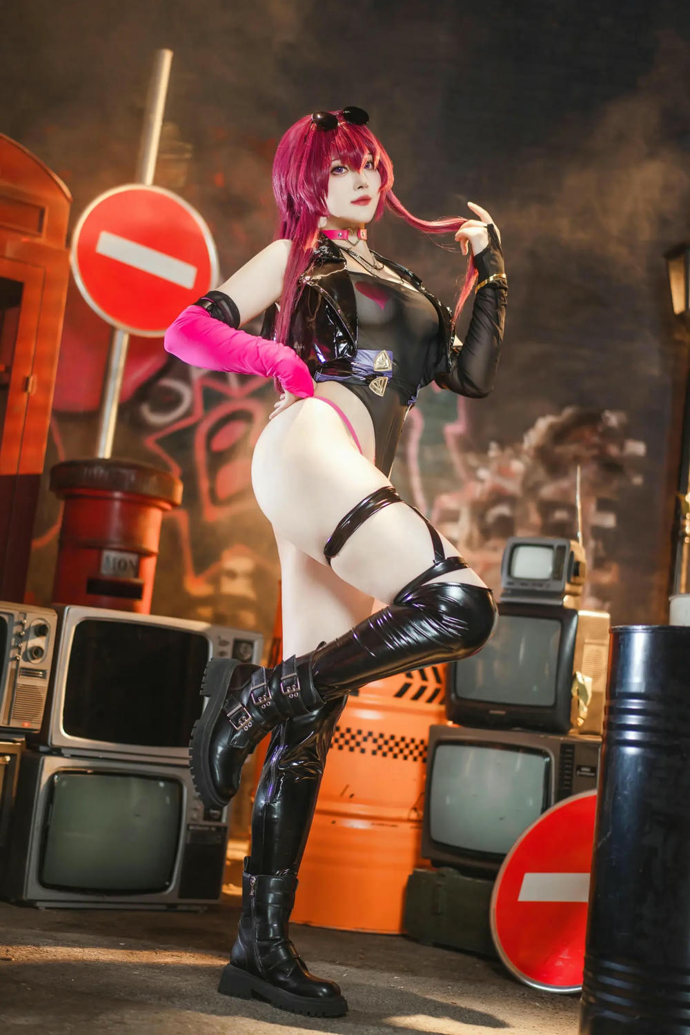 图片[21]-Natsuko夏夏子 崩壞·星穹鐵道 卡芙卡 朋克同人【60P】 – COSPLAY-薇薇部落