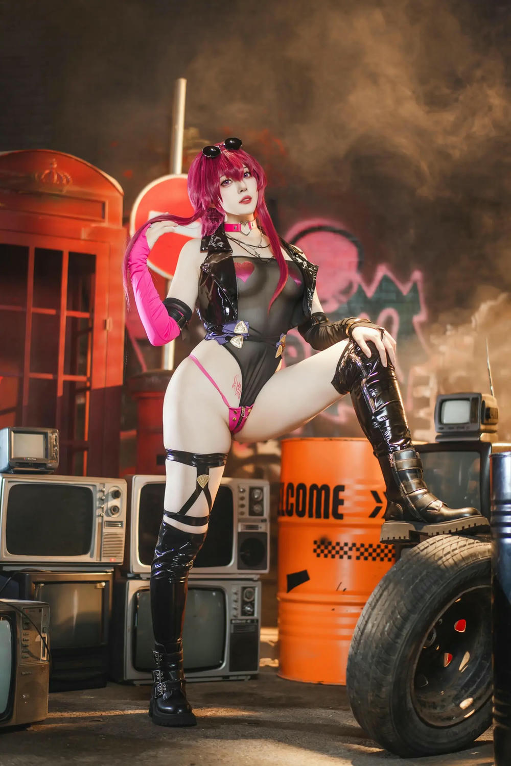 图片[25]-Natsuko夏夏子 崩壞·星穹鐵道 卡芙卡 朋克同人【60P】 – COSPLAY-薇薇部落