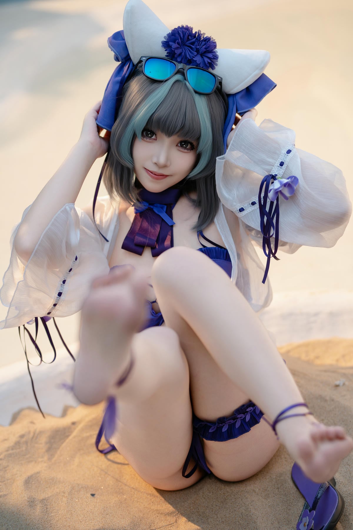 图片[26]-Bangni邦尼 cosplay Cheshire Swimsuit – Azur Lane【86P】 – COSPLAY-薇薇部落