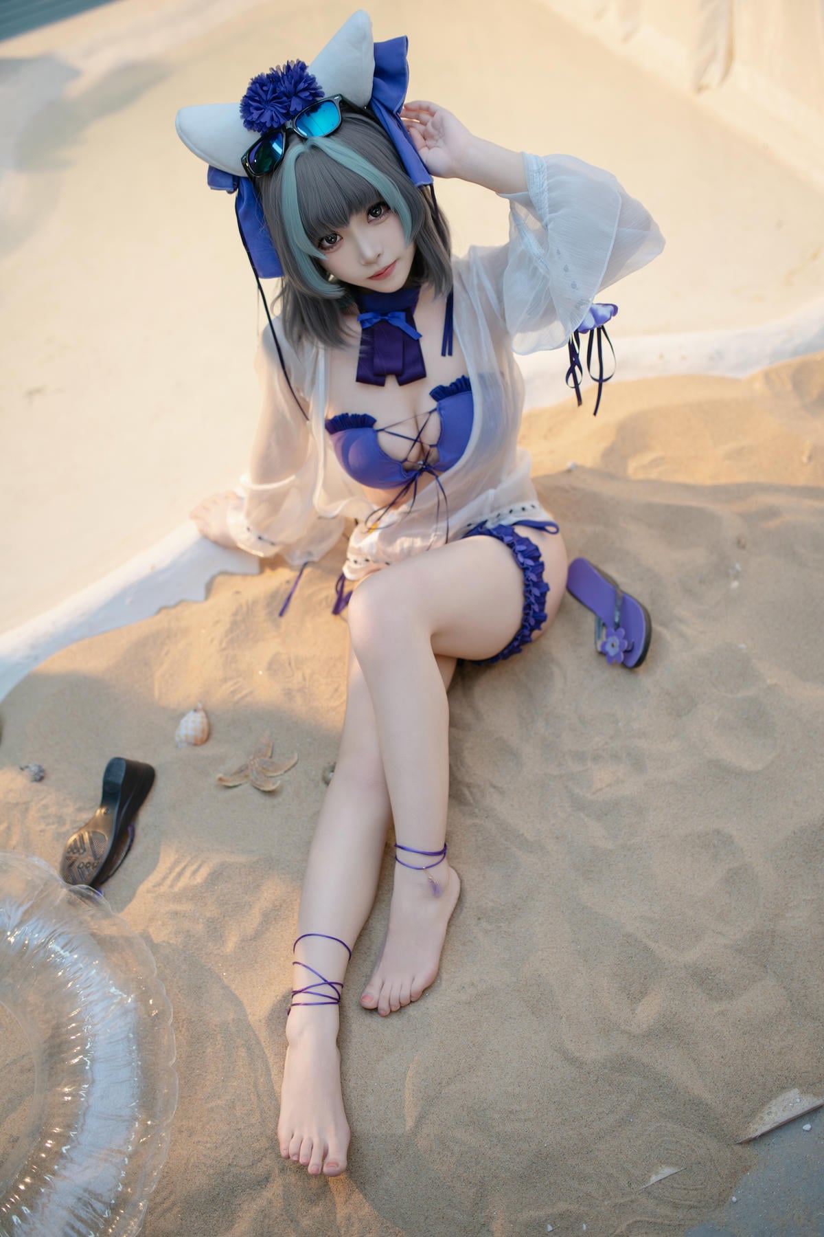 图片[29]-Bangni邦尼 cosplay Cheshire Swimsuit – Azur Lane【86P】 – COSPLAY-薇薇部落