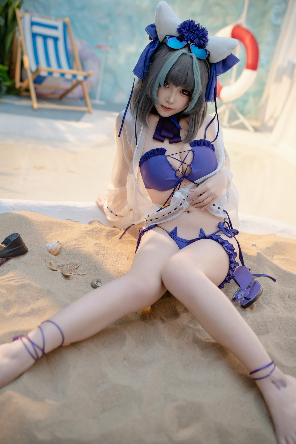 图片[31]-Bangni邦尼 cosplay Cheshire Swimsuit – Azur Lane【86P】 – COSPLAY-薇薇部落