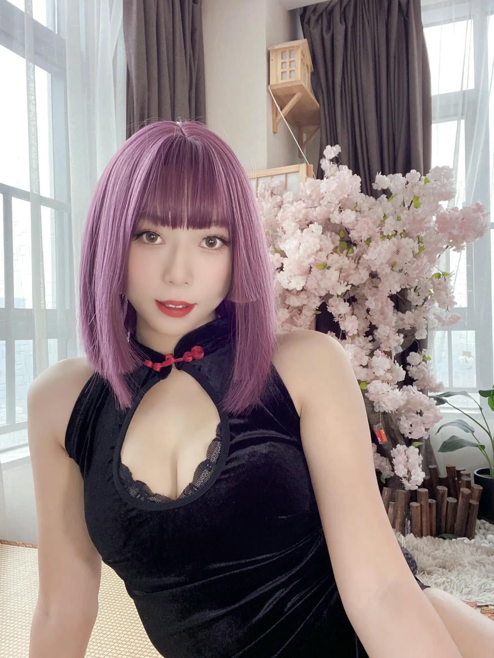 图片[26]-Money冷冷 – 高叉旗袍蕾絲裙 【107P】 – COSPLAY-薇薇部落