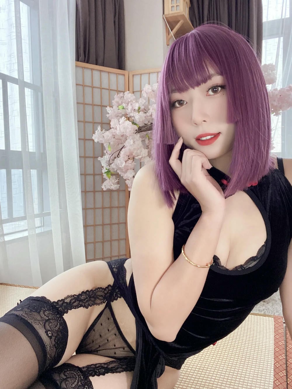 图片[57]-Money冷冷 – 高叉旗袍蕾絲裙 【107P】 – COSPLAY-薇薇部落