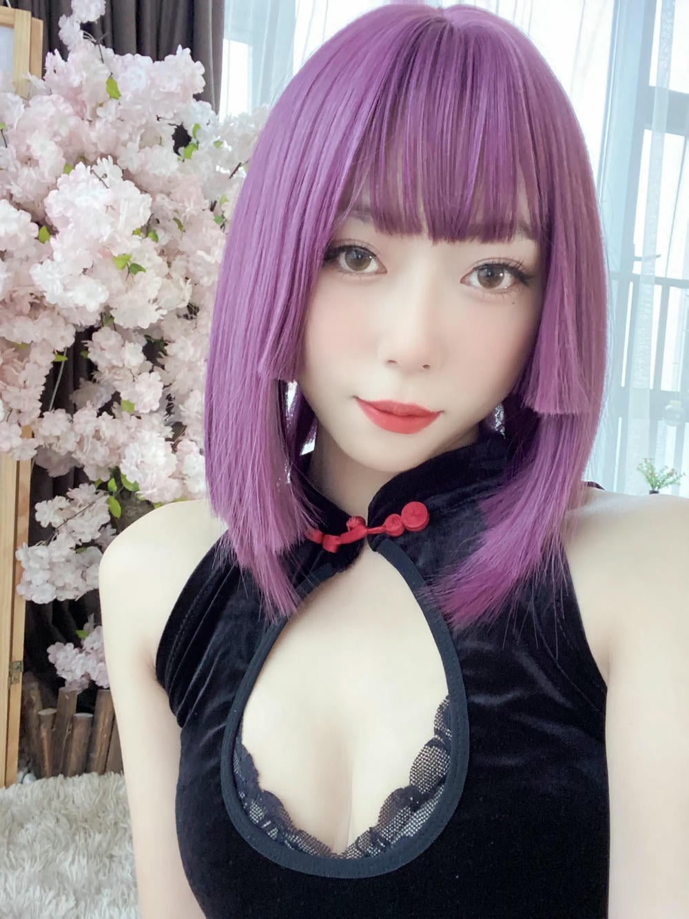 图片[63]-Money冷冷 – 高叉旗袍蕾絲裙 【107P】 – COSPLAY-薇薇部落