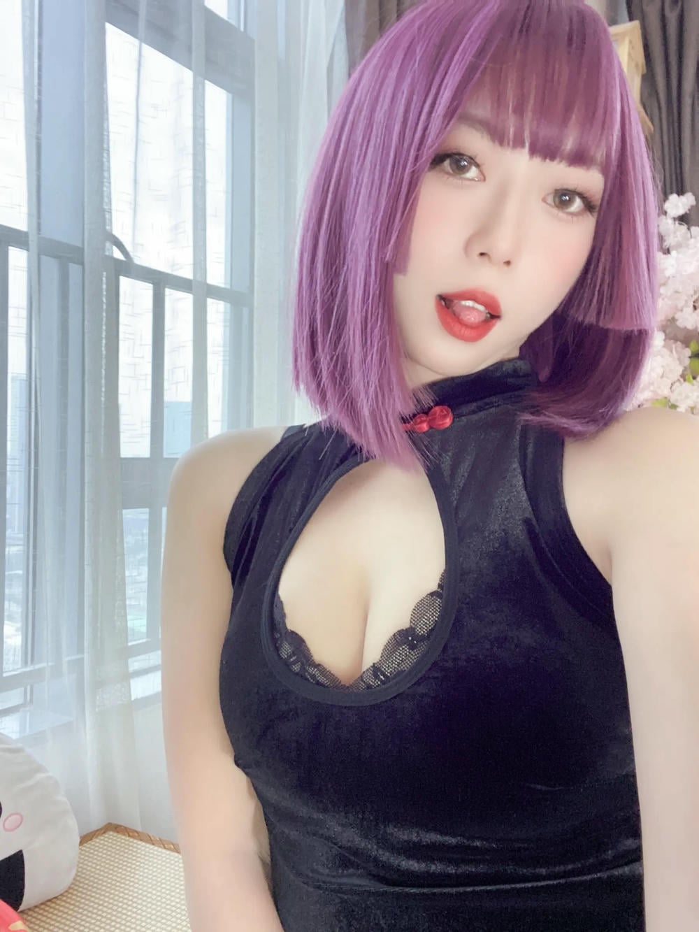 图片[73]-Money冷冷 – 高叉旗袍蕾絲裙 【107P】 – COSPLAY-薇薇部落