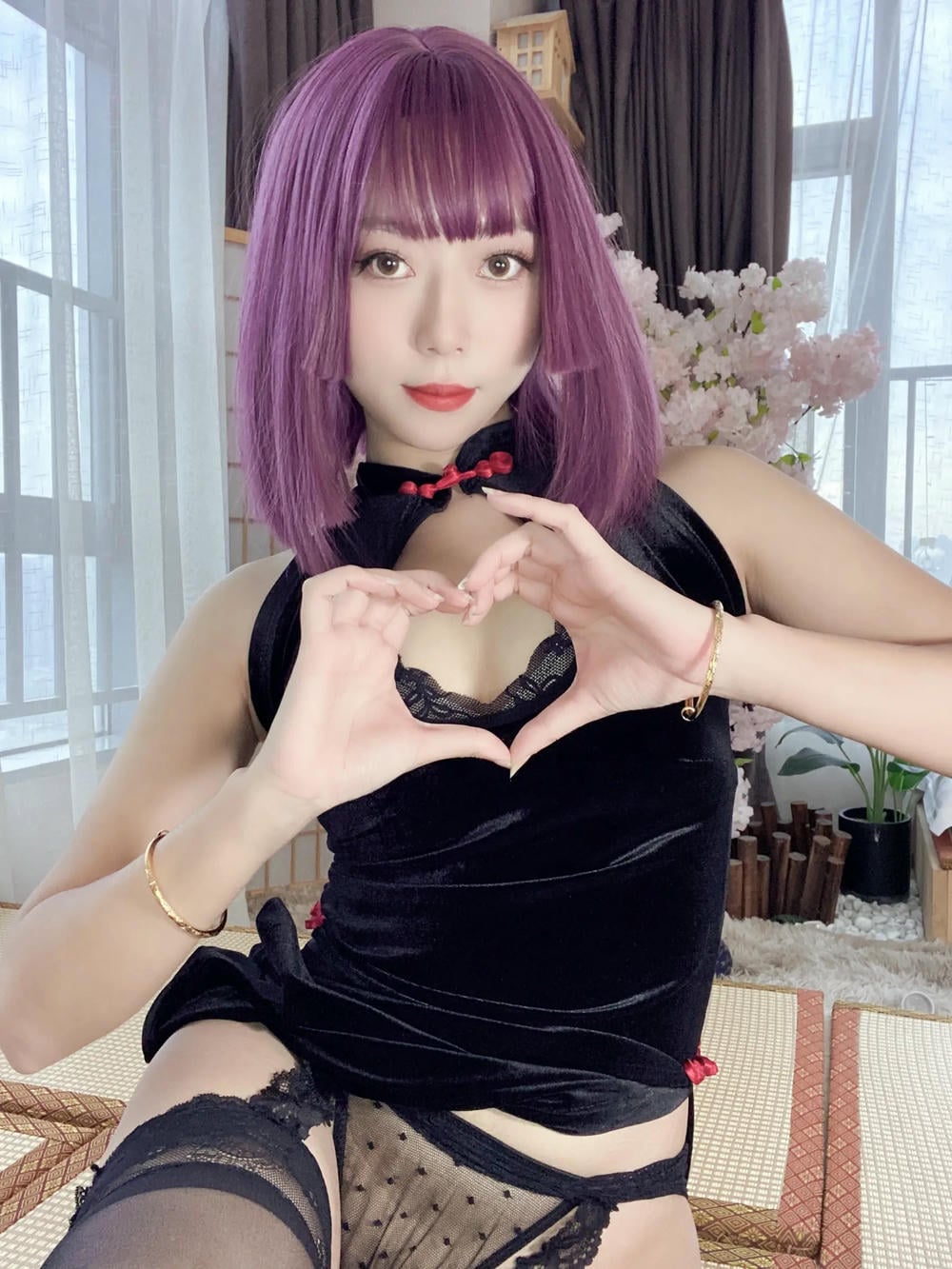 图片[92]-Money冷冷 – 高叉旗袍蕾絲裙 【107P】 – COSPLAY-薇薇部落