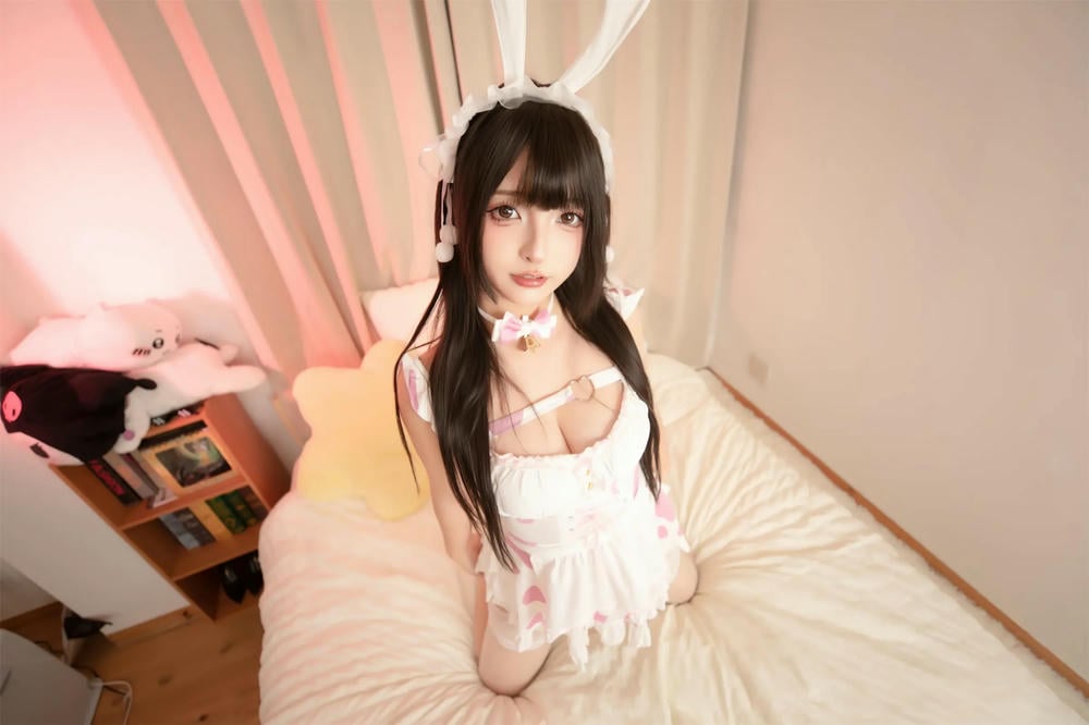 图片[10]-蘿莉神楽板真冬之白絲兔絨 【75P】 – COSPLAY-薇薇部落