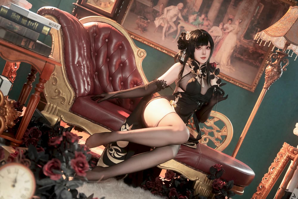 图片[16]-Natsuko夏夏子 – 碧藍航線鎮海旗袍【76P】 – COSPLAY-薇薇部落