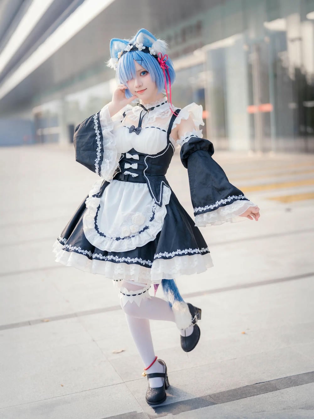 花柒hana 螢火蟲動漫嘉年華 貓貓蕾姆【107P】 - COSPLAY-薇薇部落