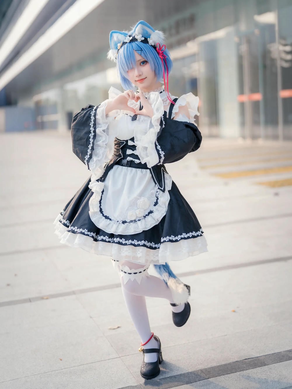 图片[2]-花柒hana 螢火蟲動漫嘉年華 貓貓蕾姆【107P】 – COSPLAY-薇薇部落