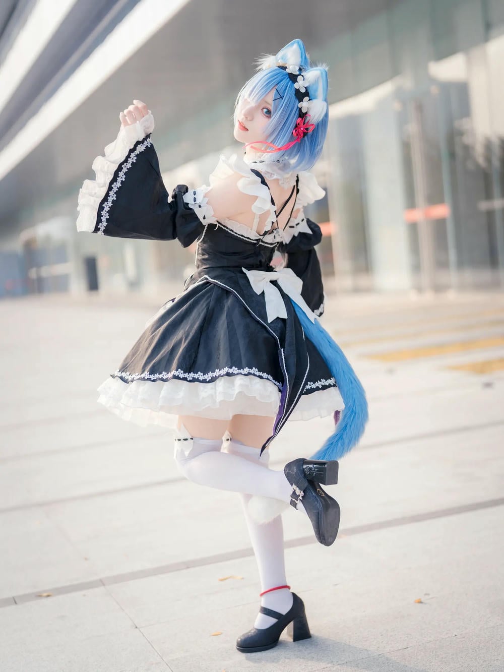 图片[3]-花柒hana 螢火蟲動漫嘉年華 貓貓蕾姆【107P】 – COSPLAY-薇薇部落