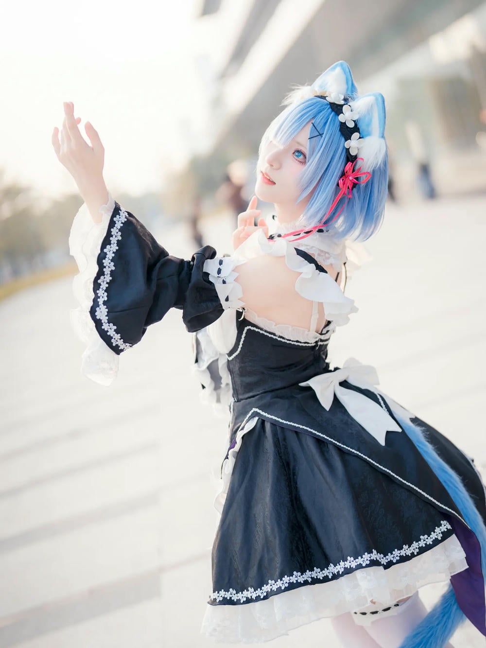 图片[4]-花柒hana 螢火蟲動漫嘉年華 貓貓蕾姆【107P】 – COSPLAY-薇薇部落