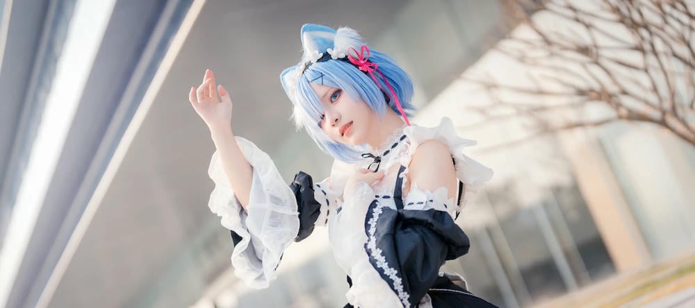 图片[6]-花柒hana 螢火蟲動漫嘉年華 貓貓蕾姆【107P】 – COSPLAY-薇薇部落