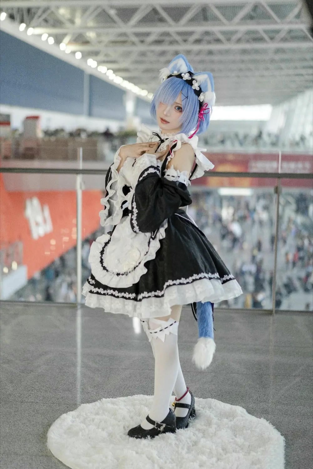 图片[12]-花柒hana 螢火蟲動漫嘉年華 貓貓蕾姆【107P】 – COSPLAY-薇薇部落