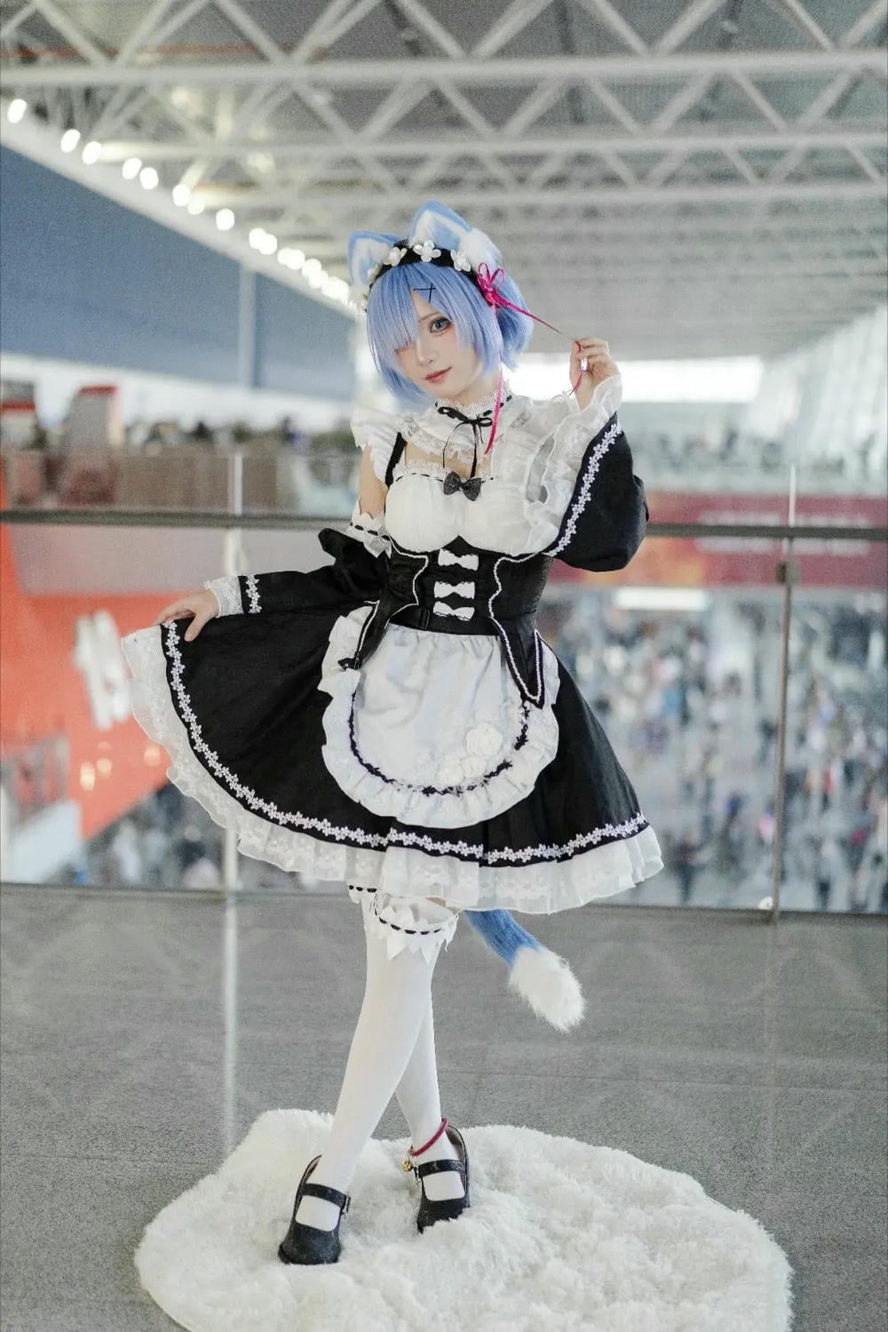 图片[18]-花柒hana 螢火蟲動漫嘉年華 貓貓蕾姆【107P】 – COSPLAY-薇薇部落